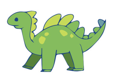 「ちいさなたね」でも大人気！”あみぐるみ”ステゴザウルスの紹介。