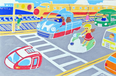 「クルマとかなえる世界」を描くアートコンテスト presented by 株式会社タウ　「ケーユーホールディングス賞」を受賞